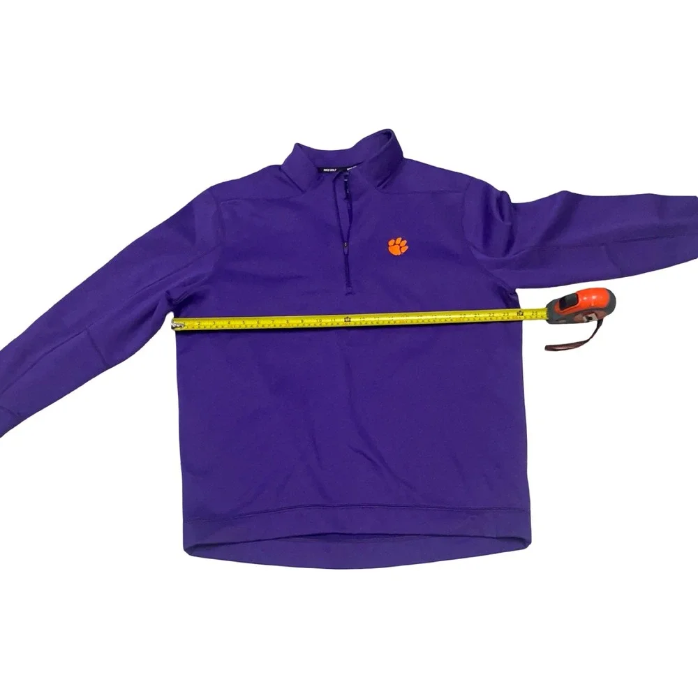 Nike Golf Clemson‎ Tigers Women Purple Quarter Zip Pullover AR2600-547 XL sporty